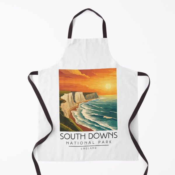 Item preview, A Vintage Illustration of South Downs National Park - England  designed and sold by GoodOldVintage.