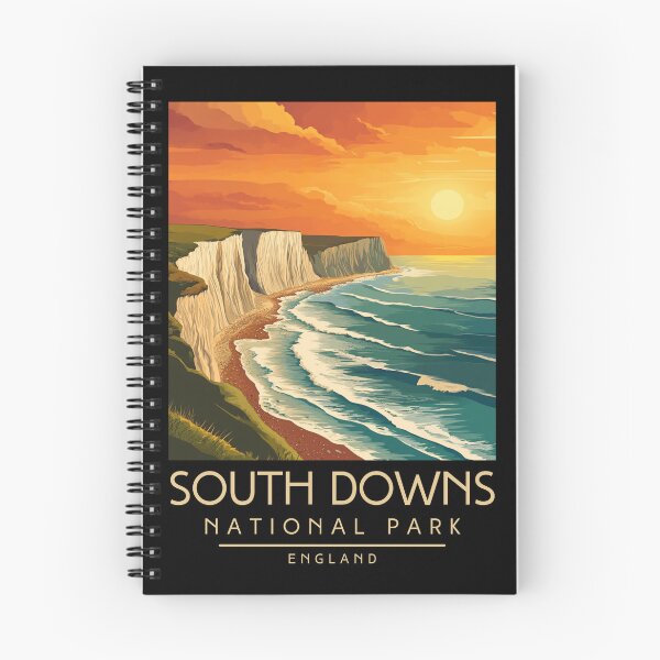 Item preview, A Vintage Illustration of South Downs National Park - England  designed and sold by GoodOldVintage.