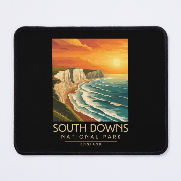 Item preview, A Vintage Illustration of South Downs National Park - England  designed and sold by GoodOldVintage.