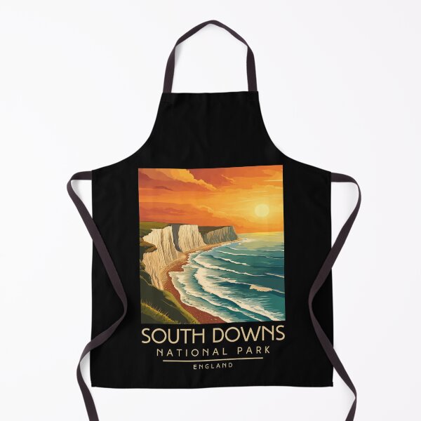Item preview, A Vintage Illustration of South Downs National Park - England  designed and sold by GoodOldVintage.