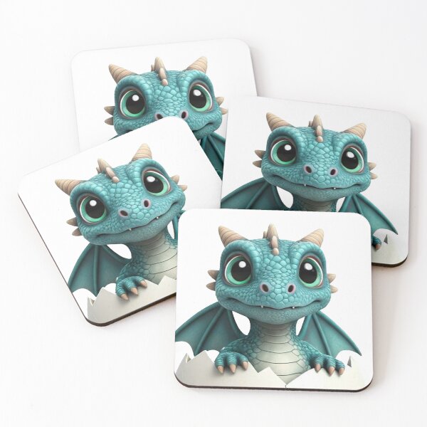 Item preview, Sweet Dragon in egg designed and sold by Guryl Michal Designs.