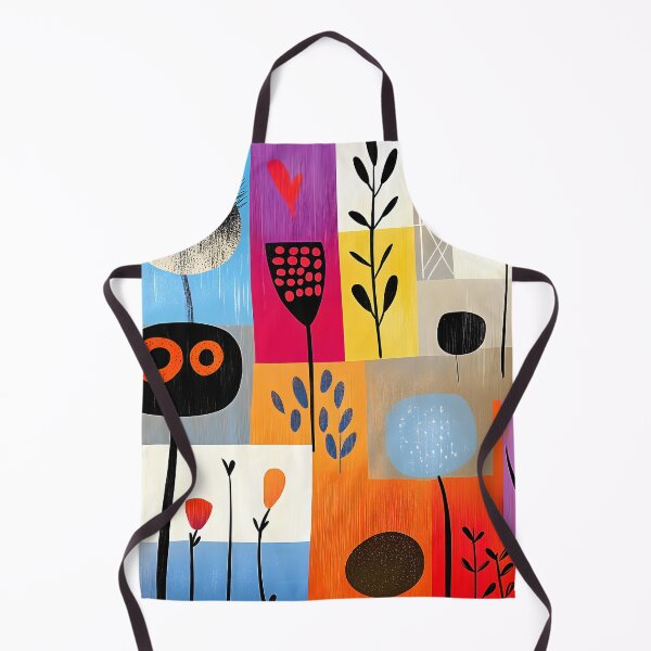 Item preview, Hand-Drawn Folk Art Inspired Textile Pattern with Nature Motifs designed and sold by Soul-Sparks.