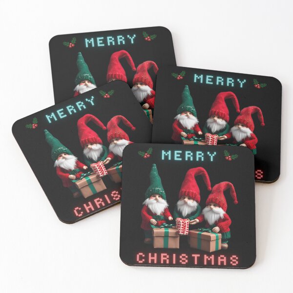 Item preview, Whimsical Christmas Gnomes with Gifts designed and sold by ChicTrendz.
