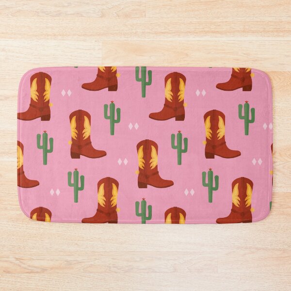 Item preview, Cowboy boots on pink designed and sold by reneesillus.