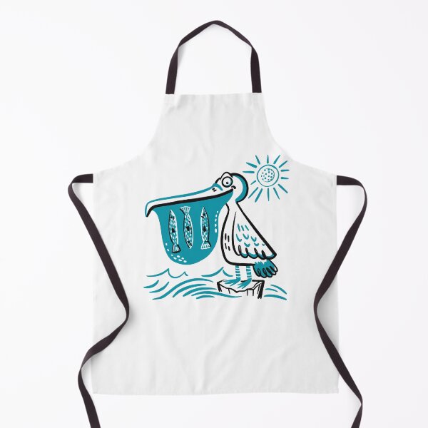 Item preview, Pelican with three fish designed and sold by jasmineberry.