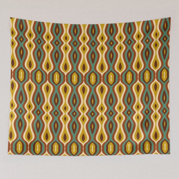 Item preview, Groovy 1970s Inspired Pattern designed and sold by ClumsyPineapple.