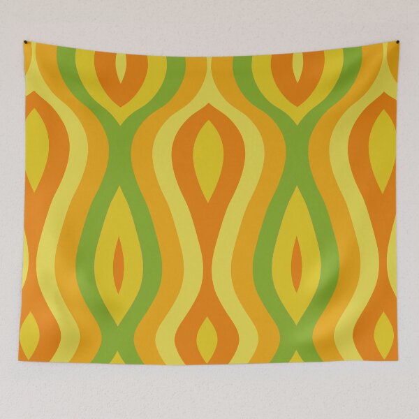 Item preview, Groovy 1970s Inspired Pattern designed and sold by ClumsyPineapple.