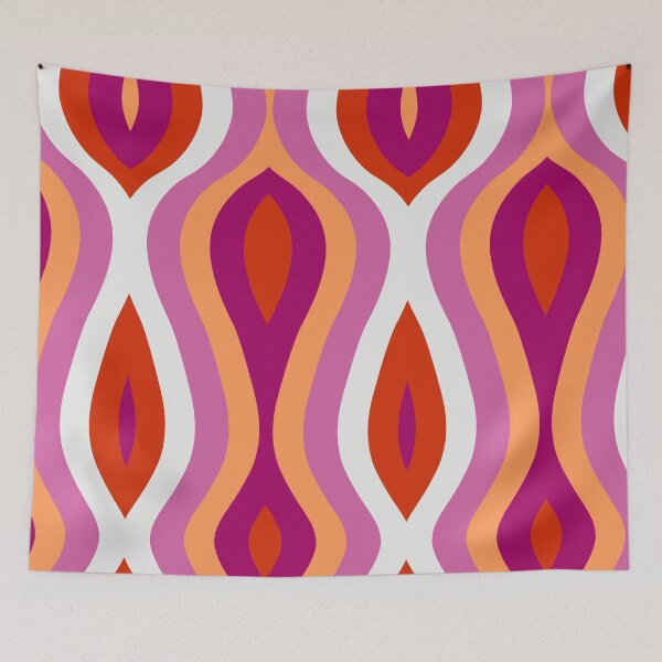 Item preview, Groovy 1970s Inspired Pattern designed and sold by ClumsyPineapple.