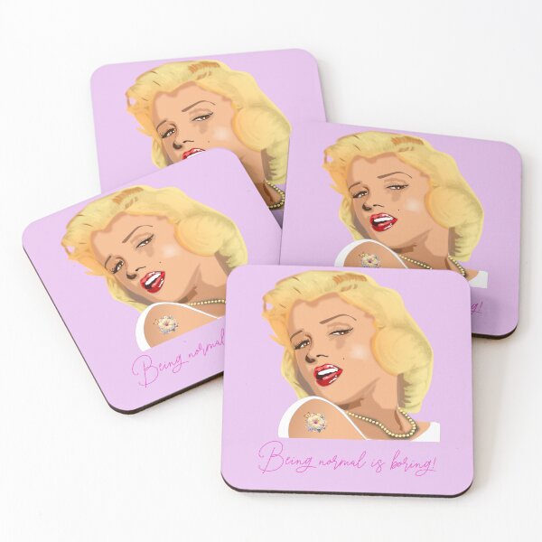 Item preview, Marilyn Monroe , Being Normal Is Boring designed and sold by goksugurkan.