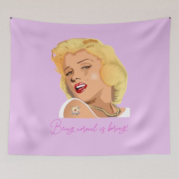 Item preview, Marilyn Monroe , Being Normal Is Boring designed and sold by goksugurkan.