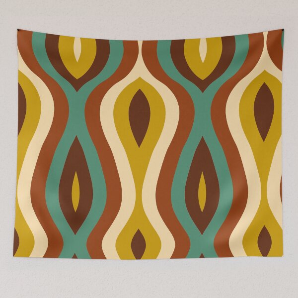 Item preview, Groovy 1970s Inspired Pattern designed and sold by ClumsyPineapple.