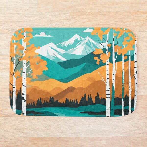 Item preview, Mountain Landscape in Autumn designed and sold by HappyCanva.