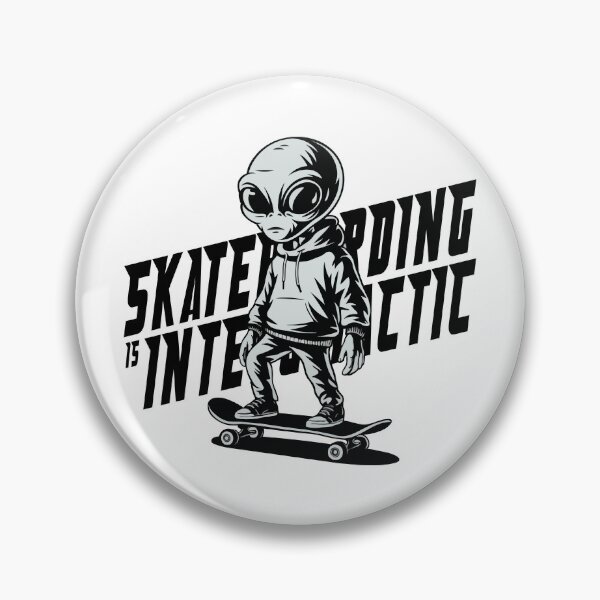 Item preview, SKATEBOARDING IS INTERGALACTIC designed and sold by AFernandesDSG.
