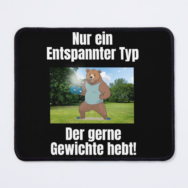 Item preview, Nur ein entspannter Typ, der gerne Gewichte hebt! | Chill Guy Meme Gym Fitness Studio Shirt designed and sold by ManuelMuse.