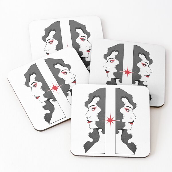 Item preview, Gemini Femme Fatale with Red Lips designed and sold by ObsidianDaz.