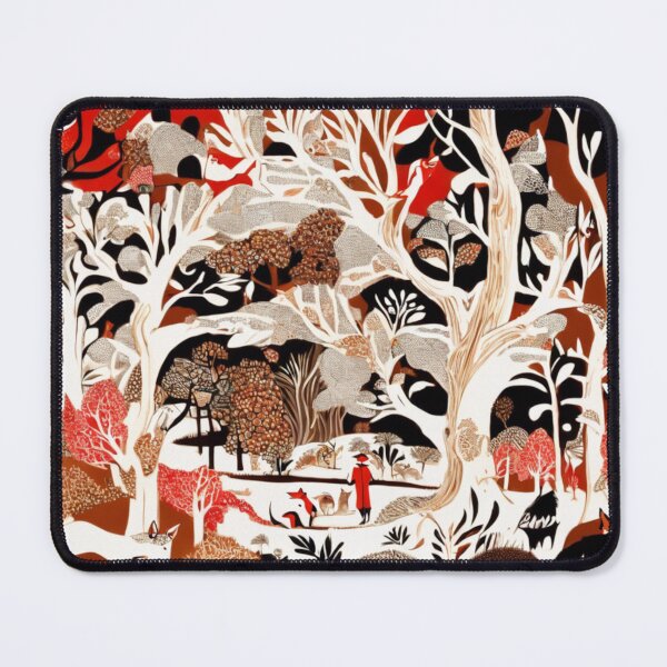 Item preview, Winter Foxes Pastiche Hybrid AI Art Rendition  designed and sold by NickWhittleArt.