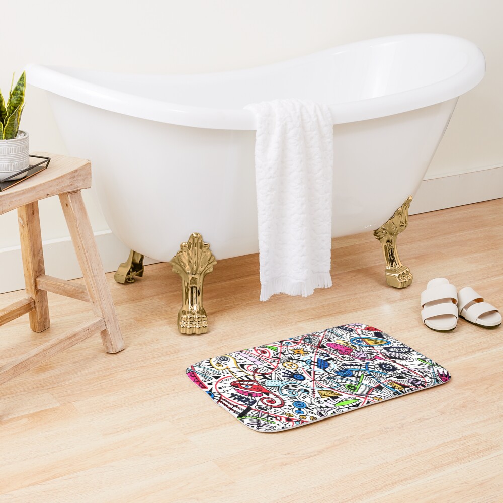 Item preview, Bath Mat designed and sold by NICSARTWORLD.