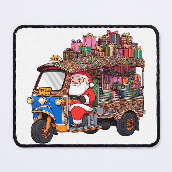 Item preview, Santa’s Tuk-Tuk Express Festive Christmas Ride Thailand designed and sold by MigNetZ.