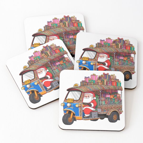Item preview, Santa’s Tuk-Tuk Express Festive Christmas Ride Thailand designed and sold by MigNetZ.