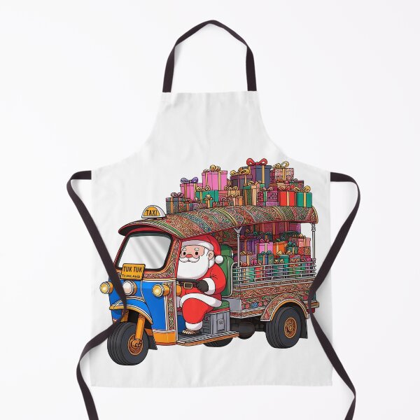 Item preview, Santa’s Tuk-Tuk Express Festive Christmas Ride Thailand designed and sold by MigNetZ.