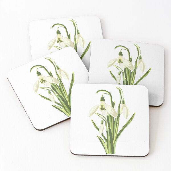 Item preview, Spring snowdrops flowers bouquet. designed and sold by MatyKotiv.