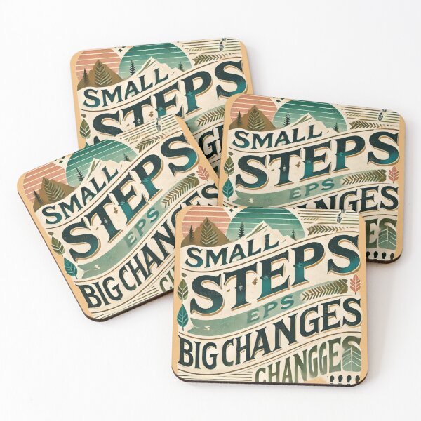 Item preview, Small Steps, Big Changes designed and sold by PRANJALDMI.