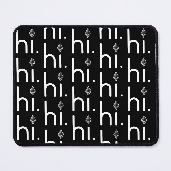 Item preview, Hi with a ETH designed and sold by FatGiantCat.