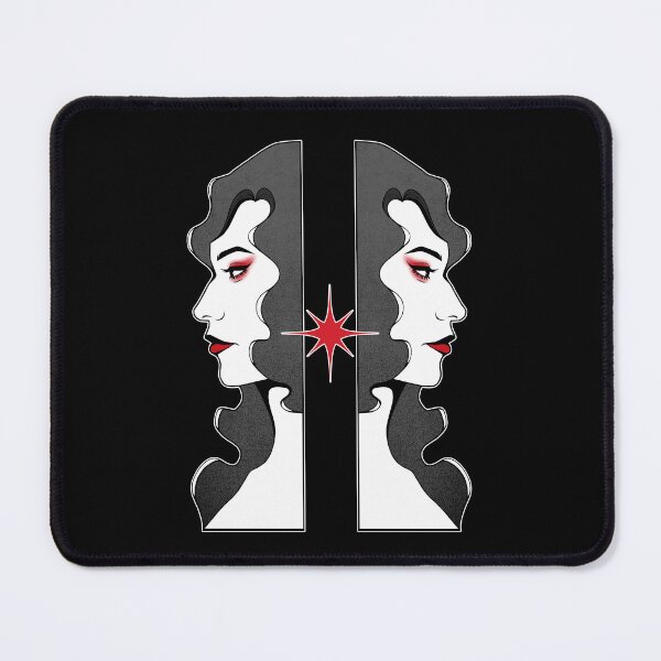 Item preview, Gemini Femme Fatale with Red Lips designed and sold by ObsidianDaz.