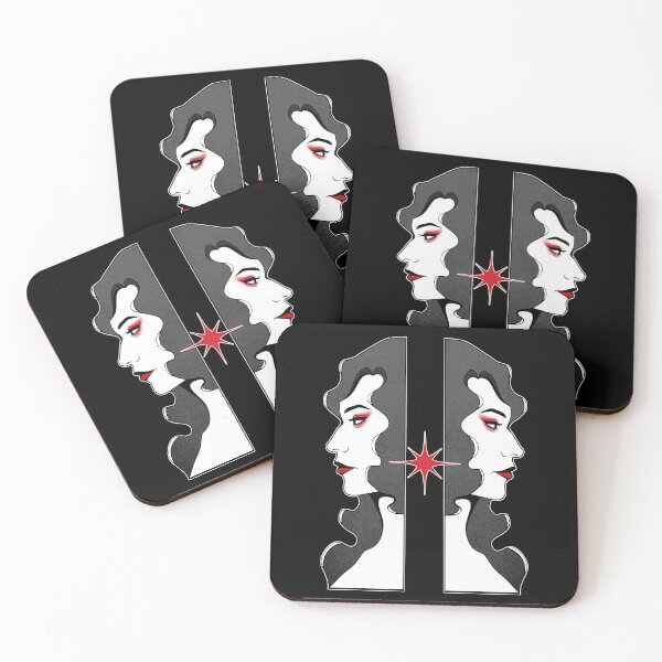 Item preview, Gemini Femme Fatale with Red Lips designed and sold by ObsidianDaz.