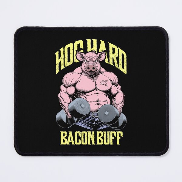 Item preview, Funny Gym Pig Hog Hard Bacon Buff Muscle Bodybuilder Fitness designed and sold by GrandeDuc.