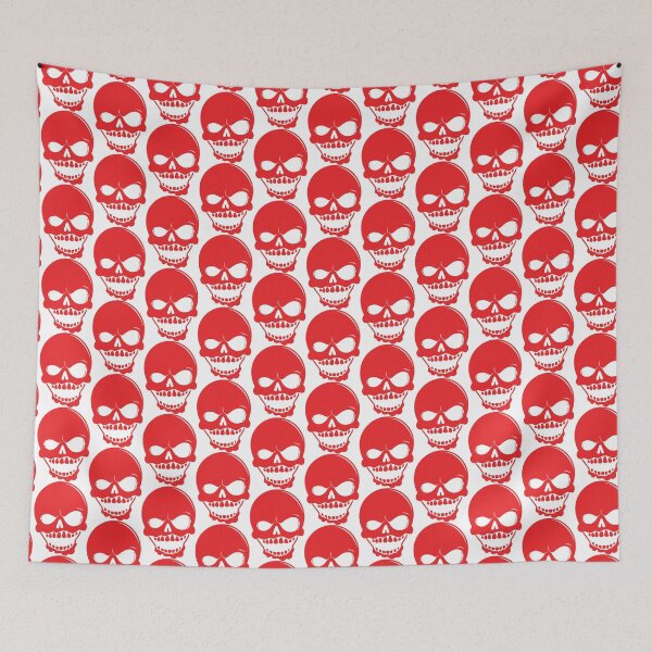 Item preview, Red Skull with Menacing Expression  designed and sold by mozizy.