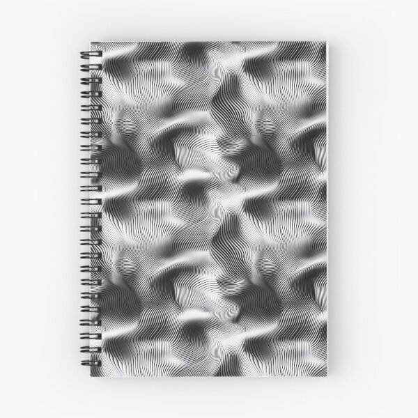 Item preview, Black and White Flowing Lines designed and sold by MidArtForge.