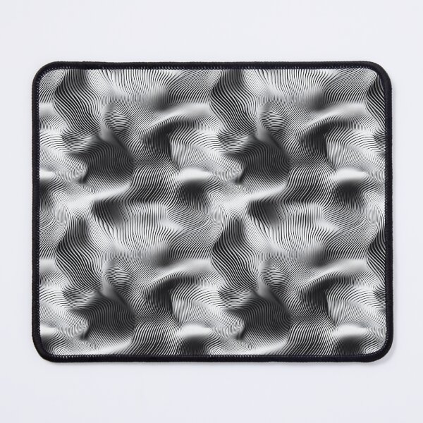 Item preview, Black and White Flowing Lines designed and sold by MidArtForge.