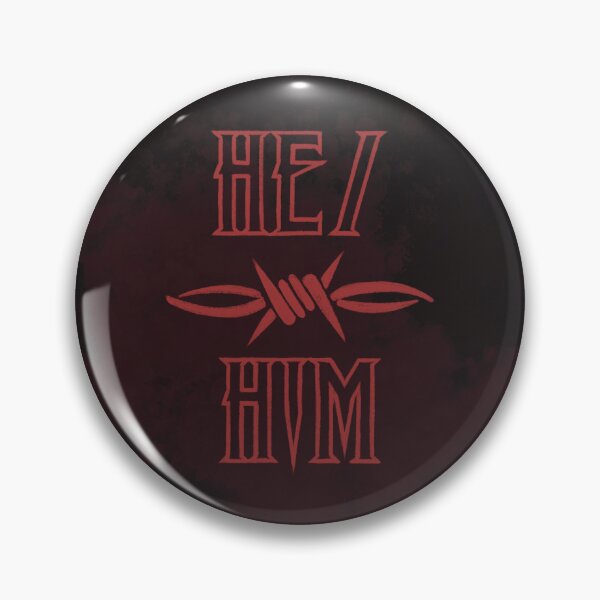 Item preview, He/him pronoun edgy alt design designed and sold by robisnotadeer.