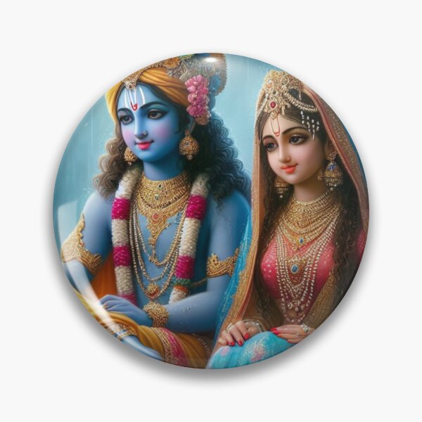 Artikelvorschau, Radha Krishna sitzt im Regen im Wald von Vrindavan entworfen und verkauft von VrindaArts.
