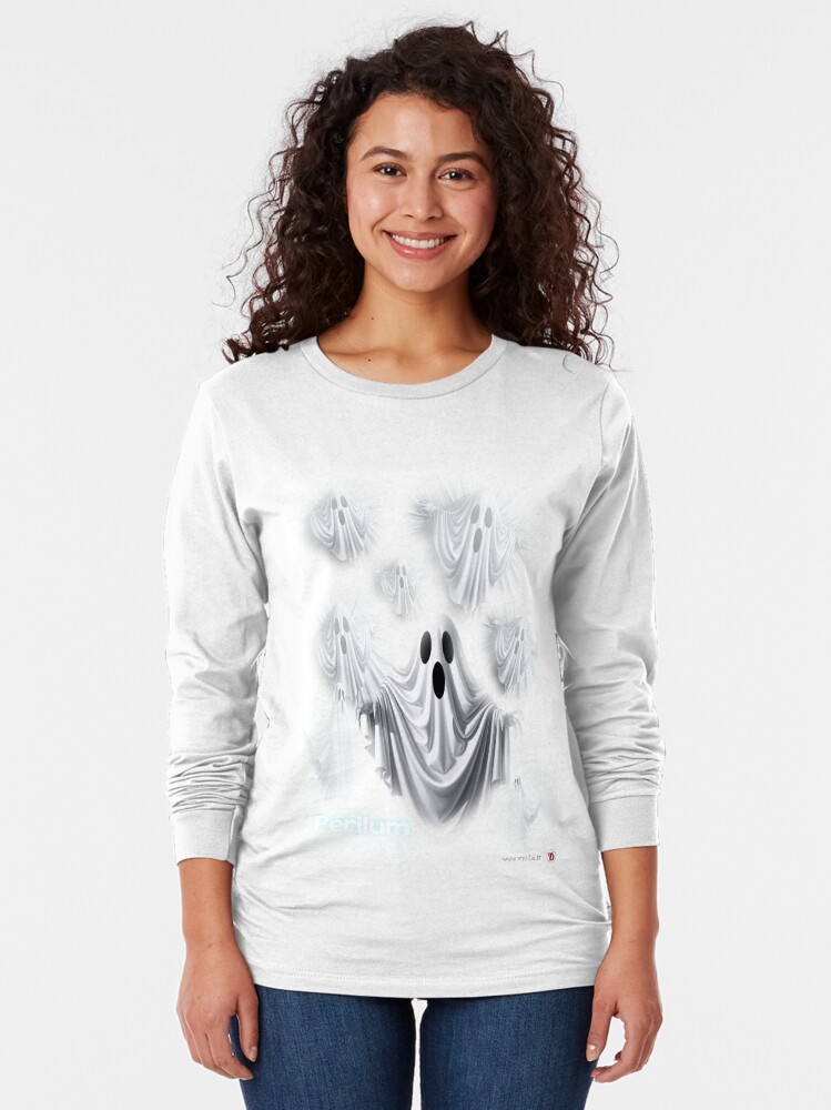 Aperçu 2 sur 5. T-shirt manches longues avec l'œuvre PÉRILUM. créée et vendue par Vinidal.