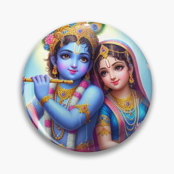 Item preview, Radha Krishna Sitting in Rain in Vrindavan Forest designed and sold by VrindaArts.