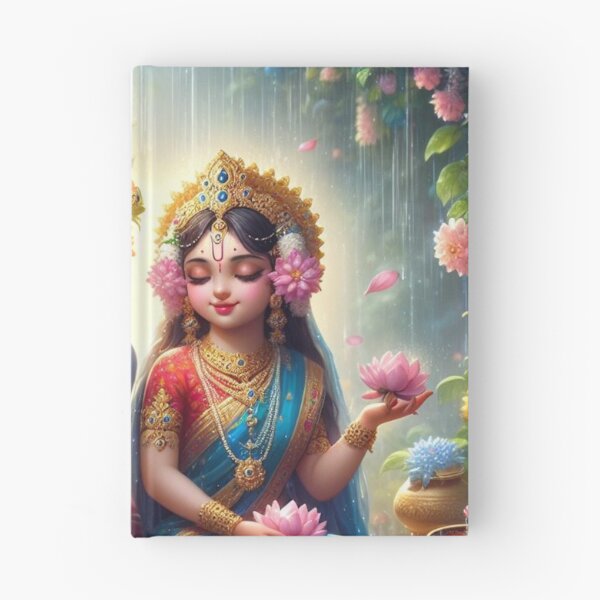 Item preview, Radha Krishna Sitting in Rain in Vrindavan Forest designed and sold by VrindaArts.