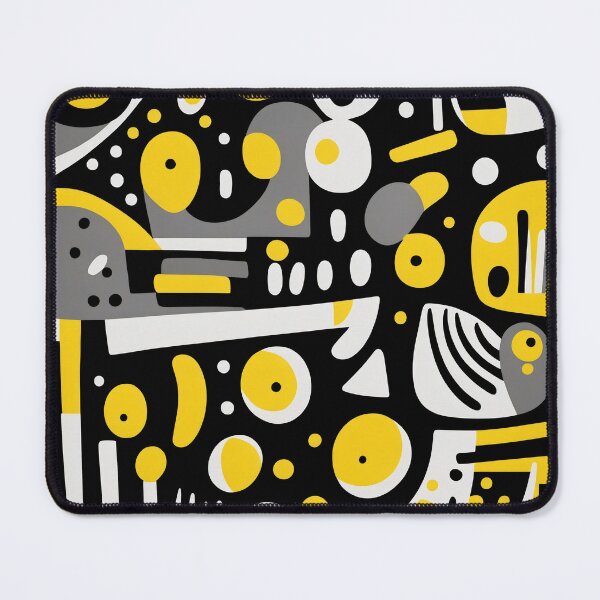 Item preview, Abstract art in yellow, white and grey designed and sold by Harry Wibier.
