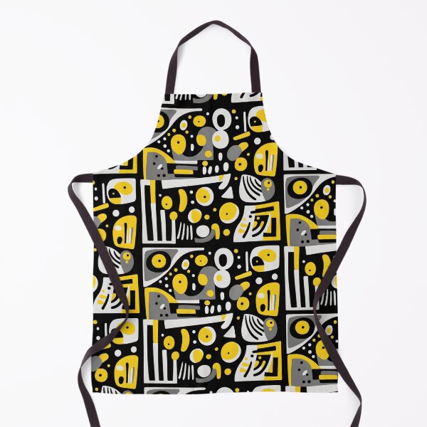 Item preview, Abstract art in yellow, white and grey designed and sold by Harry Wibier.
