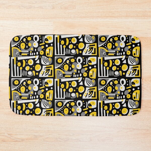Item preview, Abstract art in yellow, white and grey designed and sold by Harry Wibier.