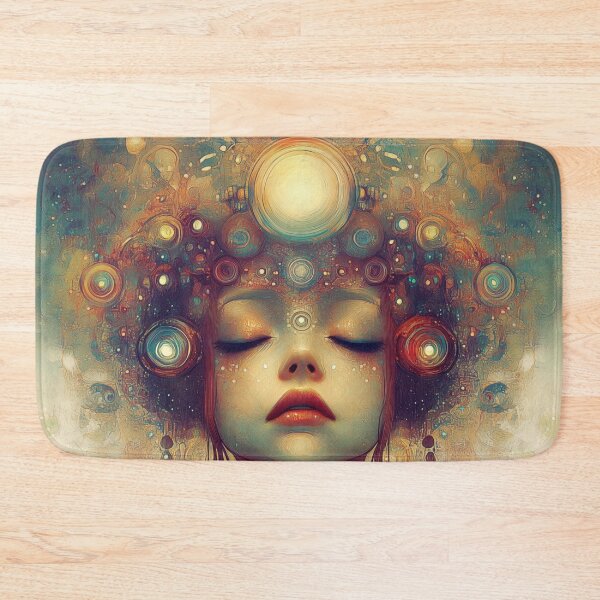 Item preview, Chakra Girl No 1. Spiritual design. Crown Chakra art. designed and sold by Shoot-The-Moon.