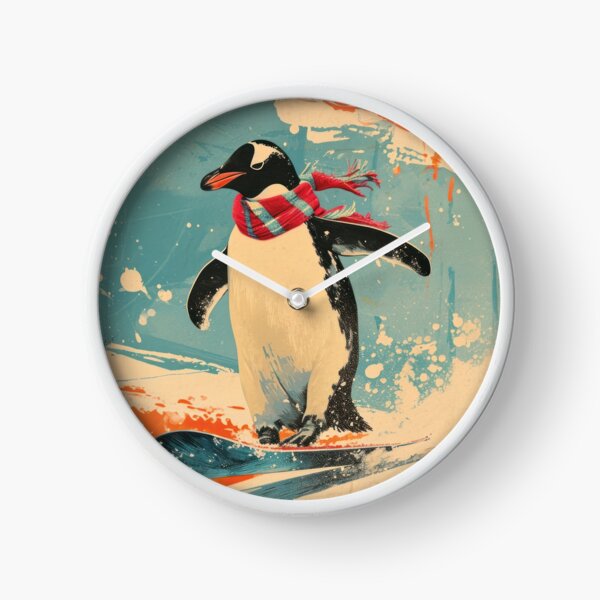 Item preview, funny penguin snowboarding designed and sold by Mauswohn.