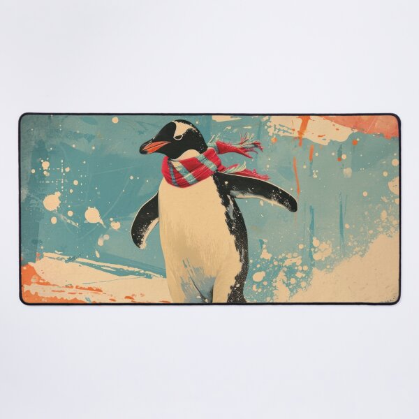 Item preview, funny penguin snowboarding designed and sold by Mauswohn.