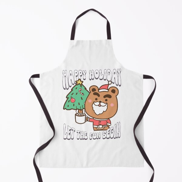 Item preview, Santa bear is Happy holidays designed and sold by JiraVibes.