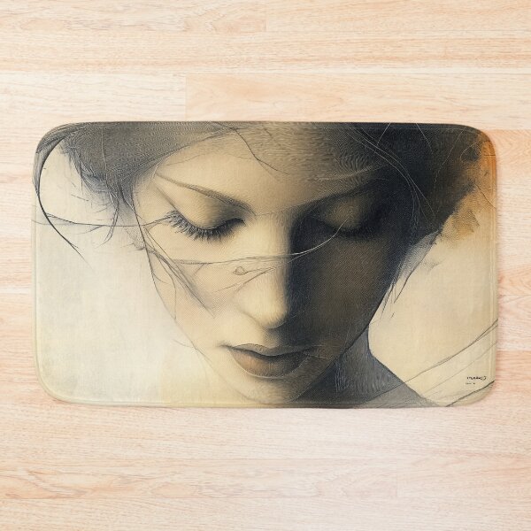 Item preview, Demure No 5. Sepia tone lady portrait. designed and sold by Shoot-The-Moon.