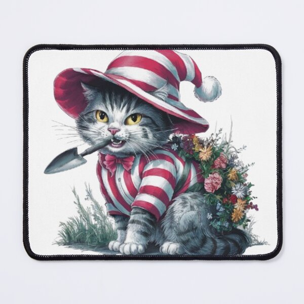 Item preview, CHRISTMAS GREETINGS FROM THE PURR-FECT GARDENER designed and sold by likbatonboot.