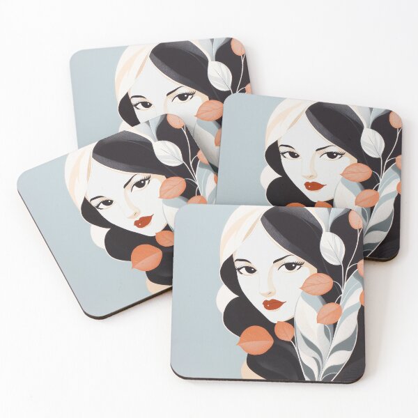 Item preview, Modern Vintage No 3. 1980's influenced Female illustration. designed and sold by Shoot-The-Moon.
