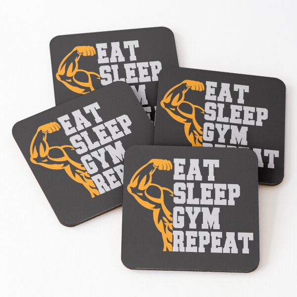 Item preview, Eat Sleep Gym Repeat designed and sold by BugiDesignArt.