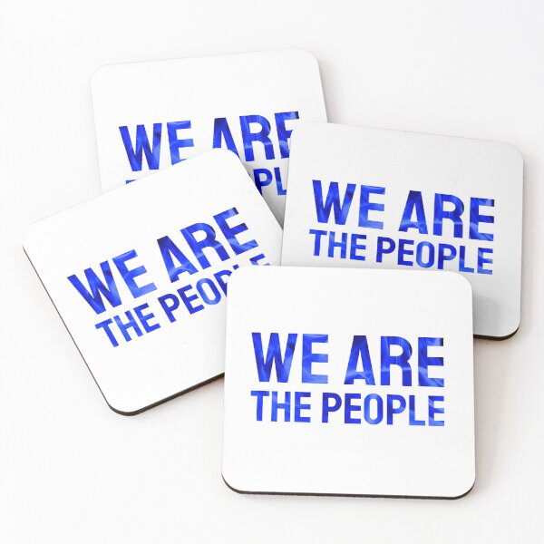 Item preview, We are The People blue flames designed and sold by VRedBaller.